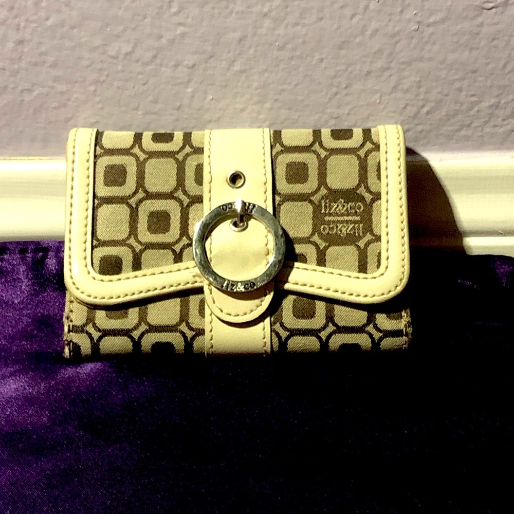 Cute beige and brown Trifold wallet